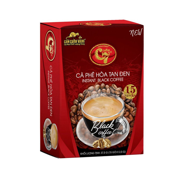 Cà phê hòa tan Con Chồn Vàng C7 đen 37.5g