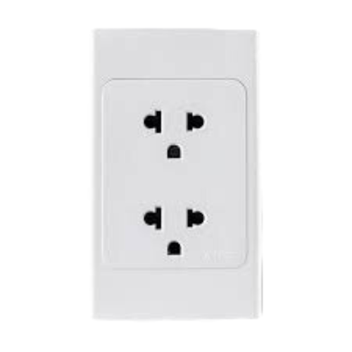 Các loại ổ cắm đơn đôi, 2 chấu, 3 chấu