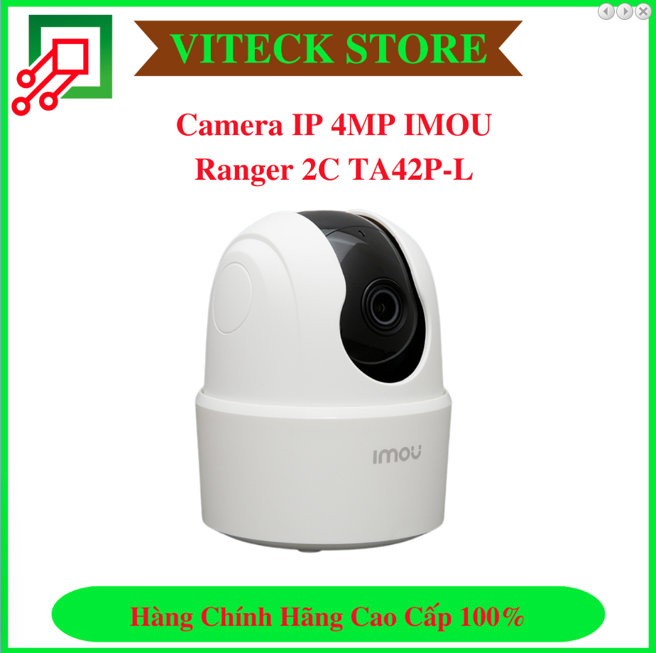Camera IP 4MP IMOU Ranger 2C TA42P-L - Độ phân giải 4MP