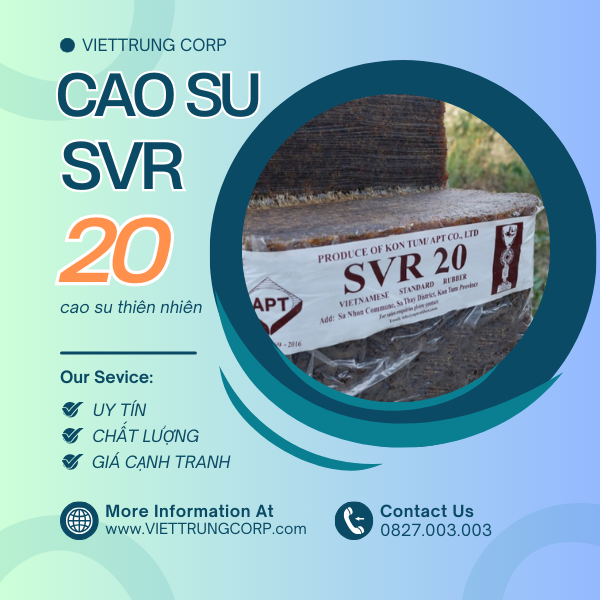 Cao su SVR 20
