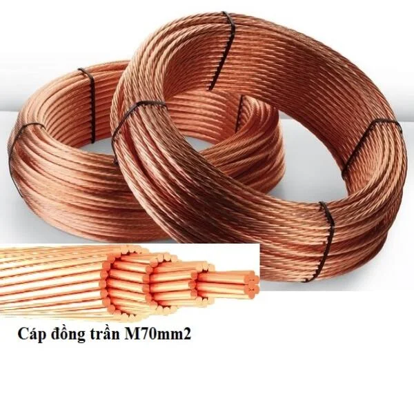 Cáp đồng trần 70mm²