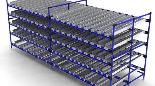 Carton flow rack