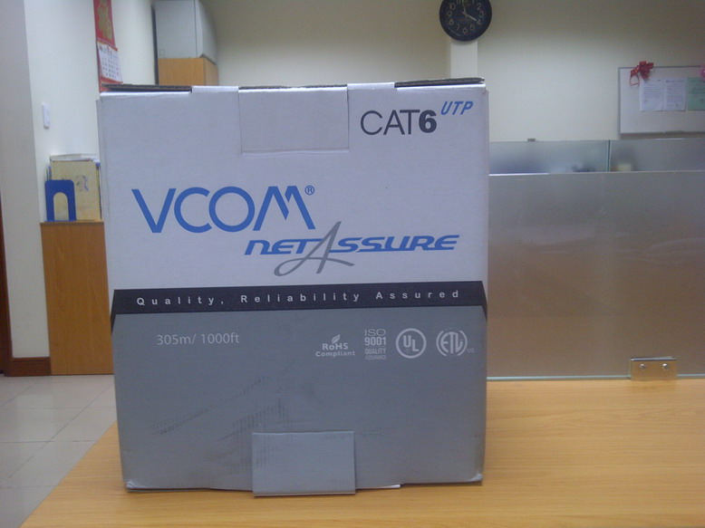 Cáp mạng VCOM Cat6 UTP
