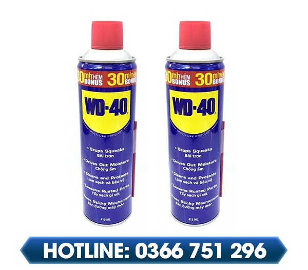 Chai xịt chống rỉ sét bôi trơn D40 412ml