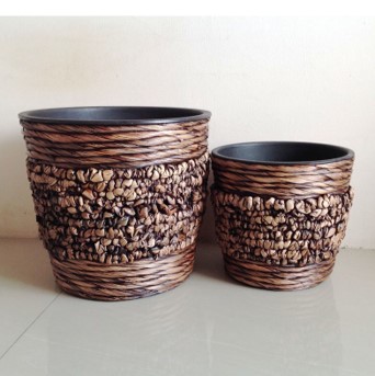Chậu lục bình đan