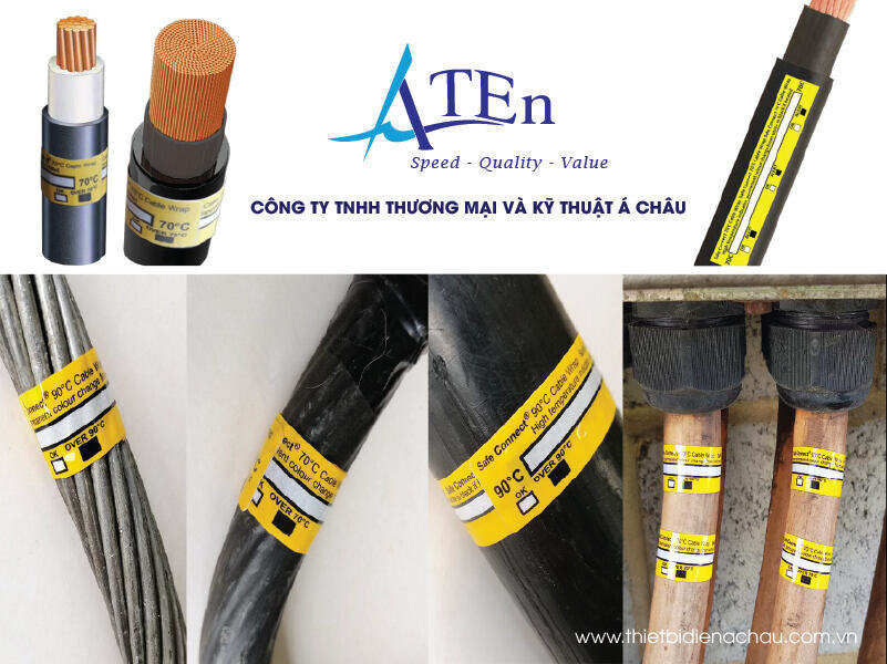 Chỉ báo nhiệt độ quấn cáp