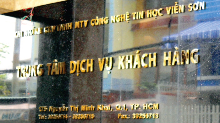Chữ nổi Inox vàng