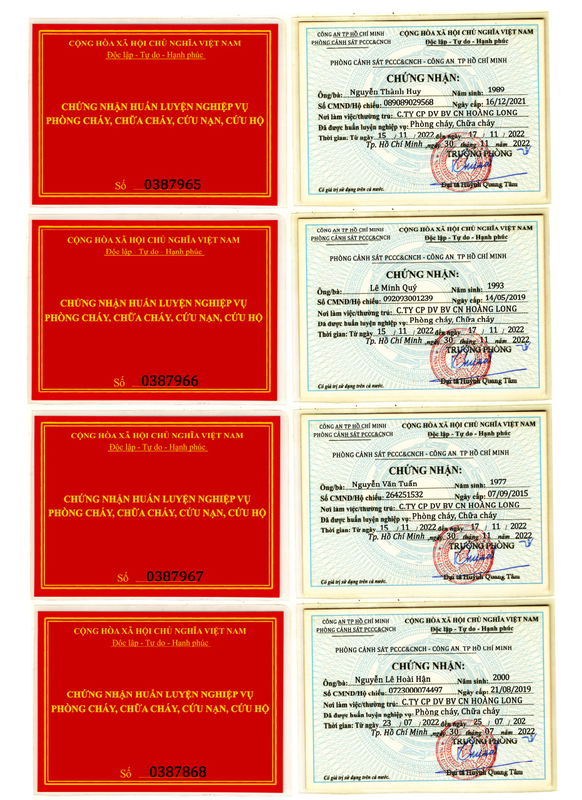 Chứng chỉ PCCC