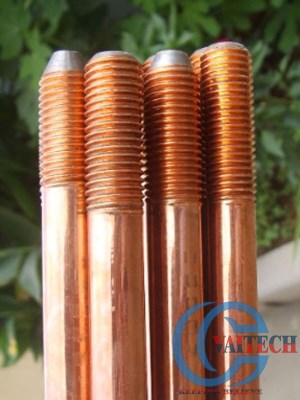 Cọc tiếp địa đồng nguyên chất