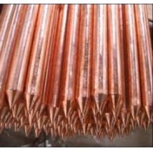 Cọc tiếp địa thép mạ đồng D14.2 dài 2.4m