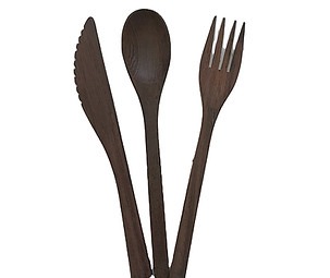 Bộ dao kéo gỗ mun