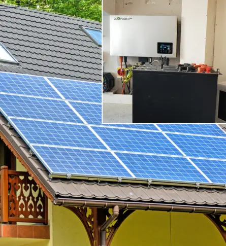 Combo Luxury hòa lưới tránh mất điện khi mất điện lưới EVN