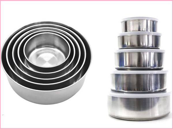 Combo bộ thố inox năm cái