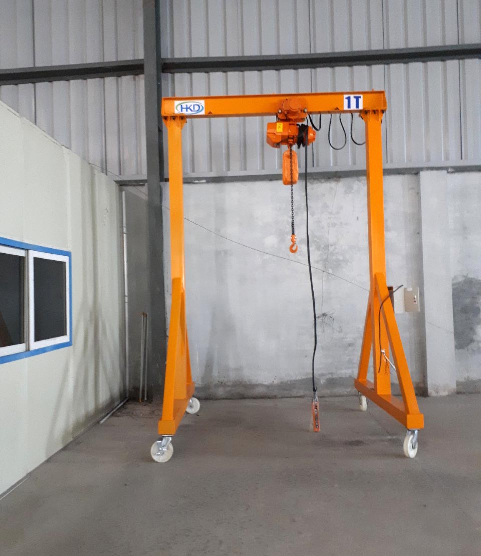 Cổng trục đẩy tay 1 tấn
