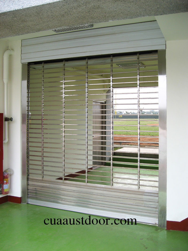 Cửa cuốn song ngang Inox-304