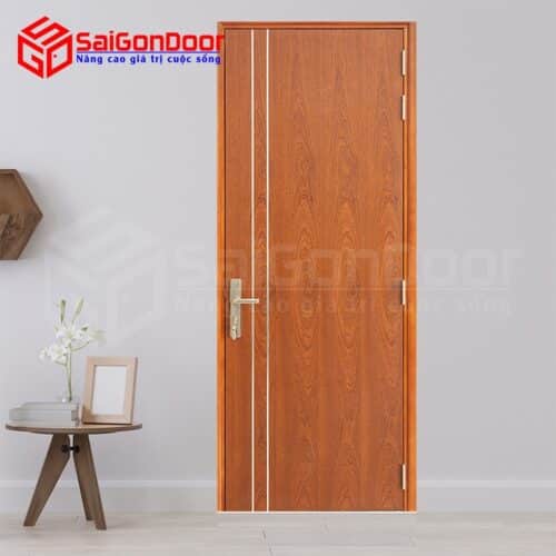 Cửa gỗ chống cháy GCC-MDF Veneer P1R2 Xoan đào