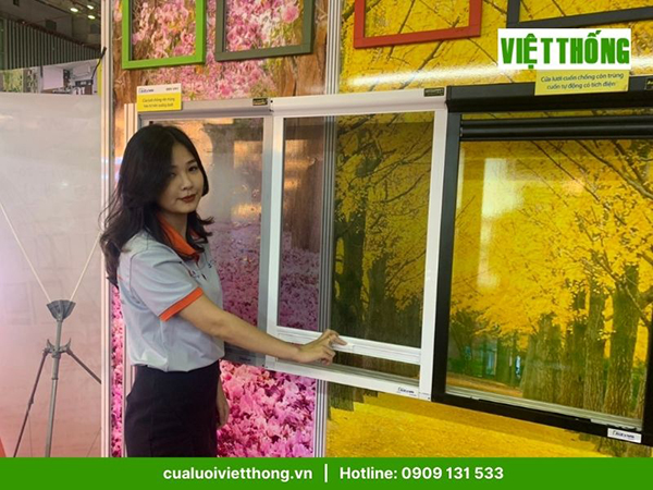 Cửa lưới chống muỗi tự cuốn