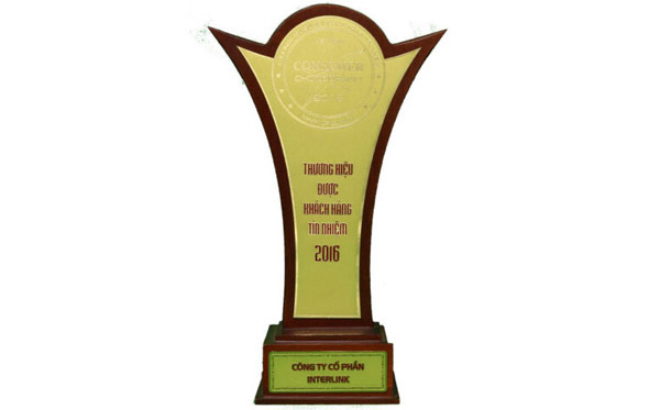 Cúp thương hiệu khách hàng tín nhiệm 2016