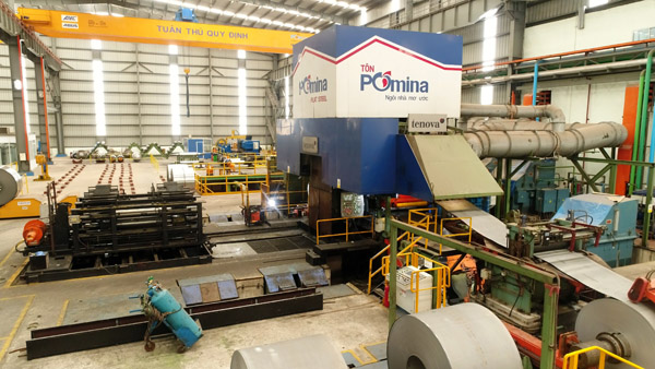 Dây chuyền cán nguội công ty Pomina