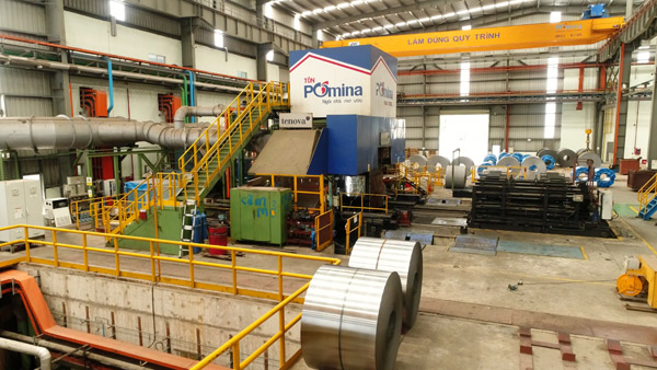 Dây chuyền cán nguội công ty Pomina