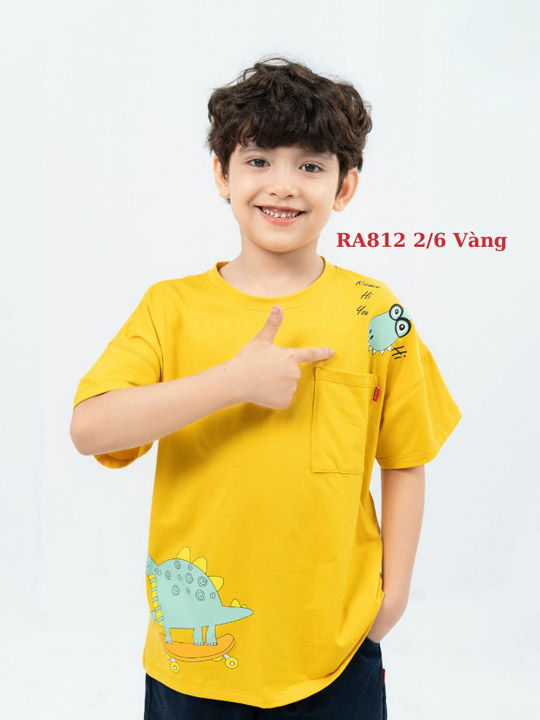 Đồ đi học bé trai T-shirt Louis RA812