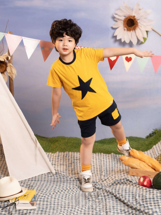 Đồ mặc ở nhà bé trai bộ cotton Albert RBT395