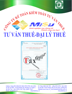 Dịch vụ tư vấn thuế - Đại lý thuế