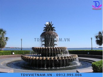 Đài phun nước mi ni tầng tràn
