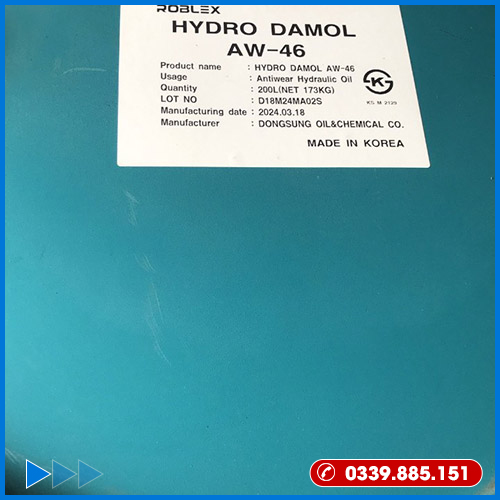 Dầu thủy lực Hydro Damol AW 46