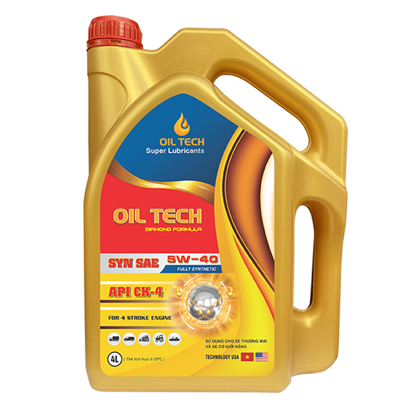 Dầu động cơ Diesel Oil Tech Diamond Formula 5W40 CK4