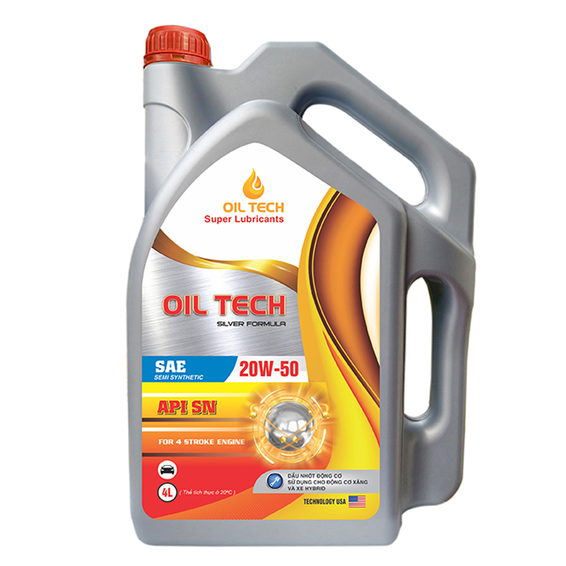 Dầu động cơ xăng Oil Tech Silver Formula 20W50