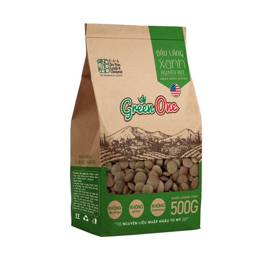 Đậu Lăng Xanh Nguyên Hạt Green One 500g