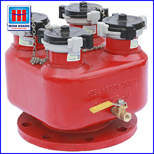 Đầu trụ tiếp nước 4 ngả DN65 4DN65xDN150