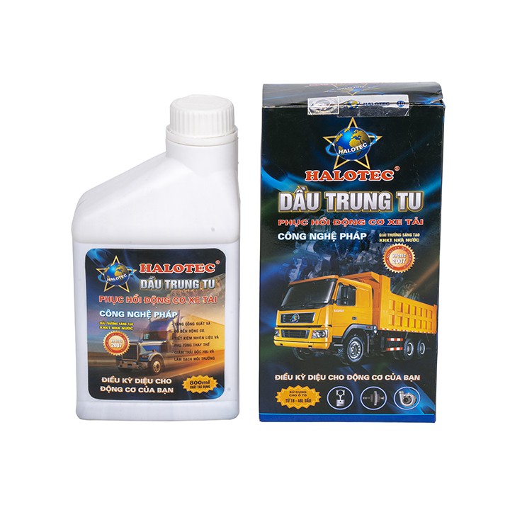 Dầu trung tu Halotec - dầu nhớt phục hồi động cơ xe ô tô
