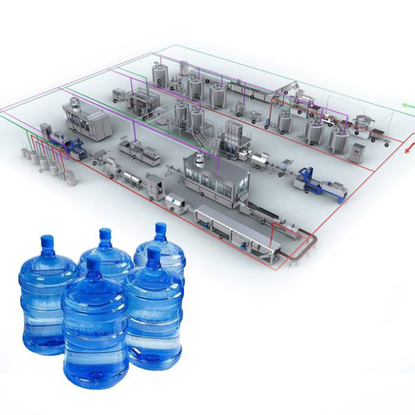 Dây chuyền sản xuất nước uống đóng bình