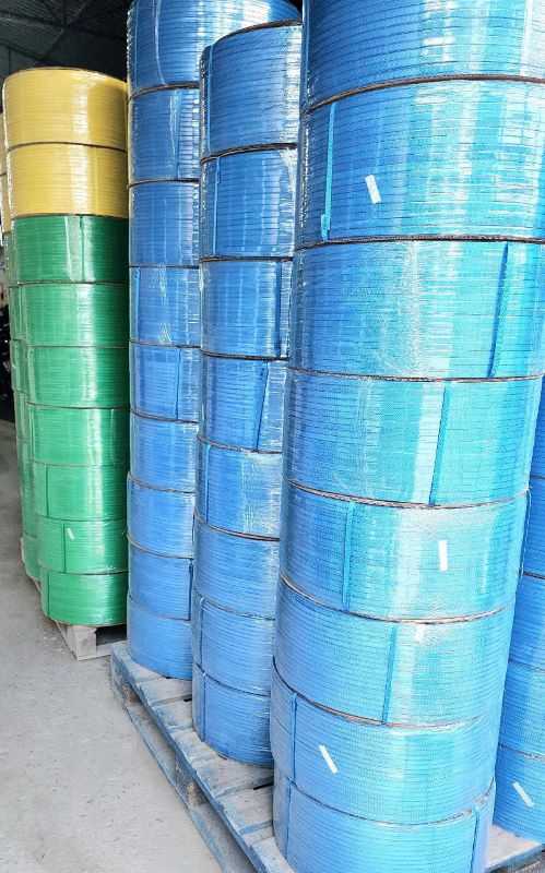 Dây đai nhựa xanh da trời