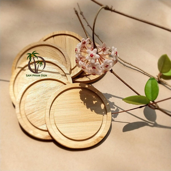 Đế lót ly tre