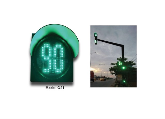 Đèn tín hiệu giao thông đếm lùi D300