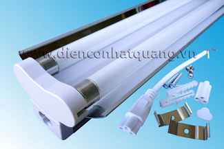 Bộ bóng đèn T5 đơn có phản quang