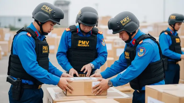 Dịch vụ bảo vệ áp tải đóng hàng