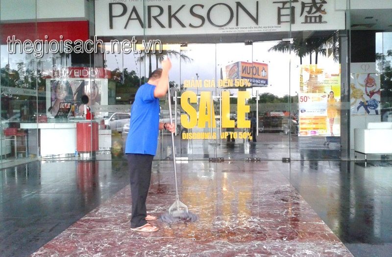 Dịch vụ vệ sinh trung tâm thương mại