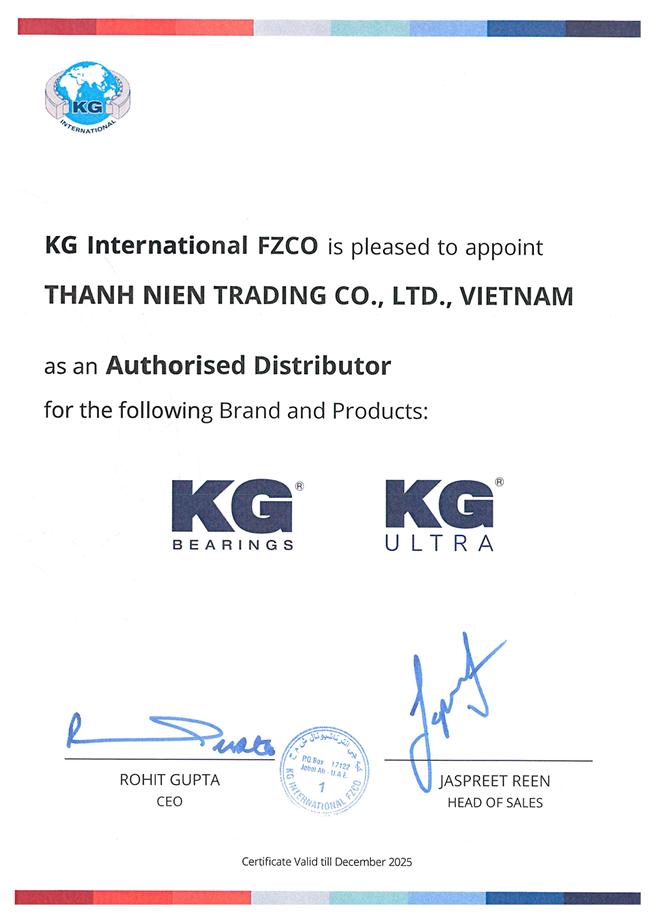 Chứng nhận Distributor