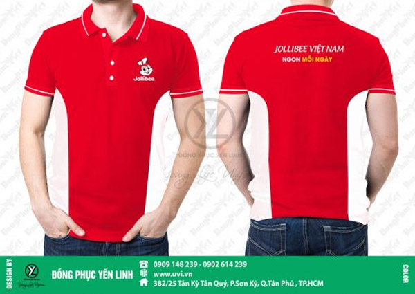 Áo thun đồng phục Jolibee