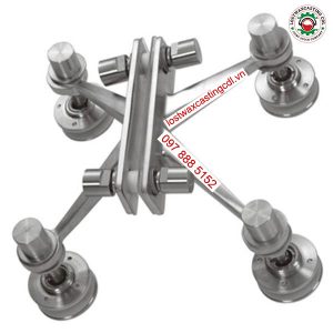 Đúc inox giá đỡ kính, khung đỡ kính