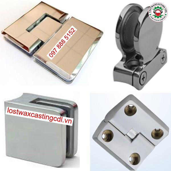 Đúc inox phụ kiện lắp ghép kính cường lực