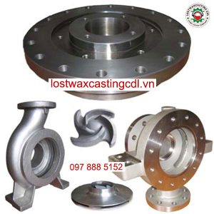 Đúc mẫu chảy mặt bích bơm