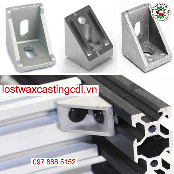 Đúc mẫu chảy phụ kiện nhôm, thép định hình
