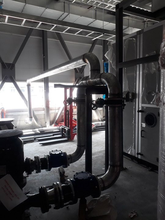 Đường ống công nghệ, đường ống chiller