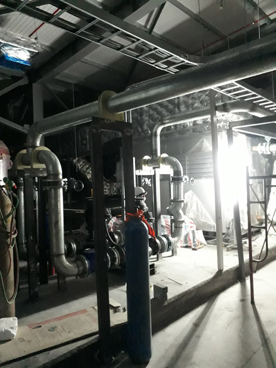 Đường ống công nghệ, đường ống chiller