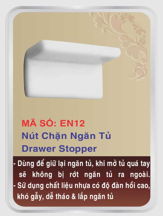 Nút chặn ngăn tủ